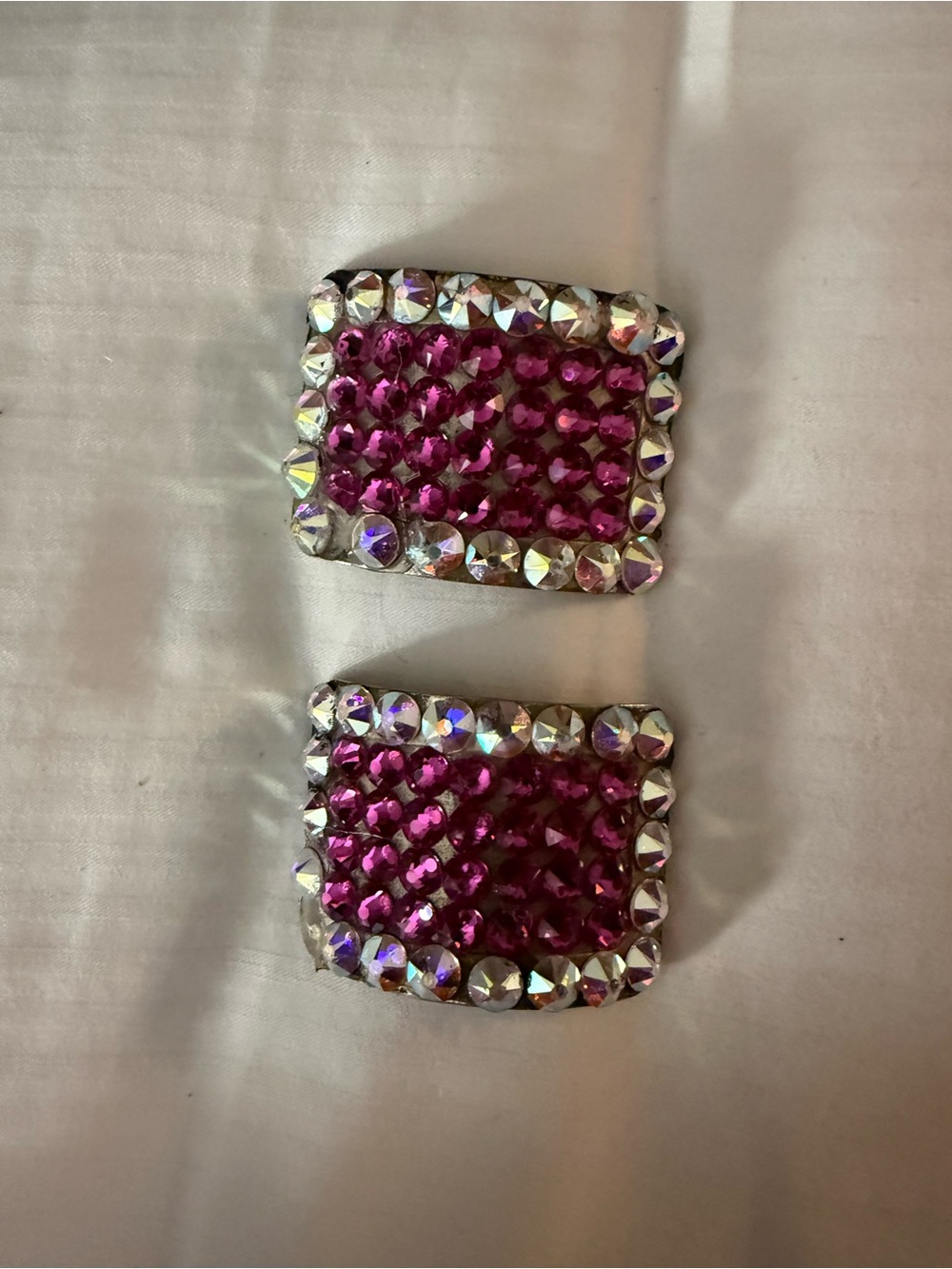 Irish dance hard shoe clip Sparkling Pink Rhinestone BUCKLES FOR HARD SHOE